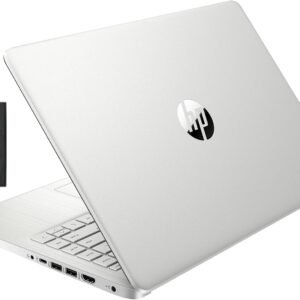 HP Stream 14" HD BrightView Laptop, Intel Processor N150, 16GB RAM, 416GB Storage (128GB eMMC + 288GB Docking Station Set), Intel UHD Graphics, 720p Camera, Wi-Fi, 1 Year Office 365, Win 11 S, Silver